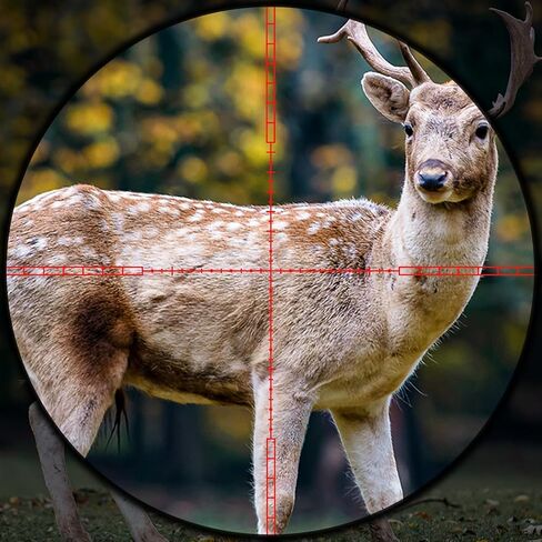 SPINA OPTICS 6-24x50 SFP Second Focal Plane Scopes with Mil-dot Reticle and 20mm Ring Mounts,Waterproof, Fogproof Black Hunting Scope, 30mm Tube in Kuwait