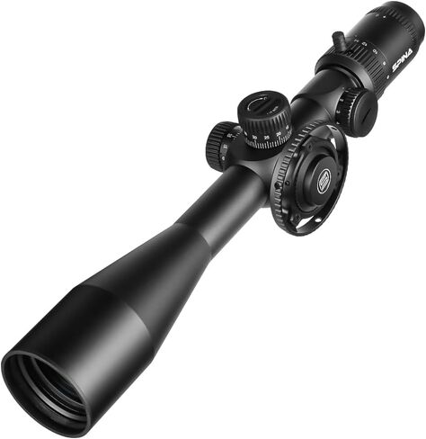 SPINA OPTICS 6-24x50 SFP Second Focal Plane Scopes with Mil-dot Reticle and 20mm Ring Mounts,Waterproof, Fogproof Black Hunting Scope, 30mm Tube in Kuwait