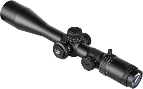 SPINA OPTICS 6-24x50 SFP Second Focal Plane Scopes with Mil-dot Reticle and 20mm Ring Mounts,Waterproof, Fogproof Black Hunting Scope, 30mm Tube in Kuwait