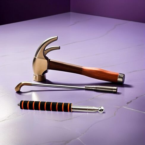 Gadpiparty Telescopic Detection Hammer for Wall Hollow Check with Sound Detection Function, Metal and Plastic Construction, Includes Lanyard for Tour Guides and Blackboard Presentations in Kuwait
