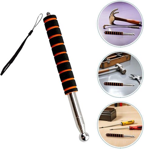 ULTECHNOVO Telescopic Wall Check Hammer 51 Inch with Sound and Wall Features, Metal and Plastic Construction with Lanyard for Blackboard Presentations and Tour Guides in Kuwait