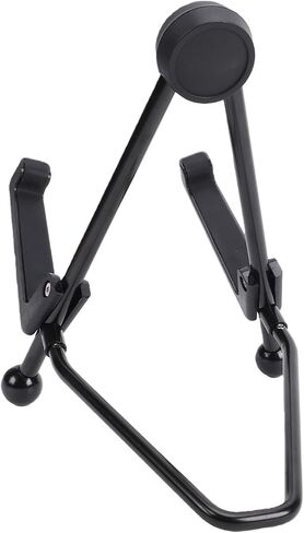 Cryfokt Guitar Stand, Compact Folding Stable Tripod Electric Guitar Stands Floor, Portable Floor Stand with Triple Silicone Protection for Violin Ukulele Bass Banjo in Kuwait