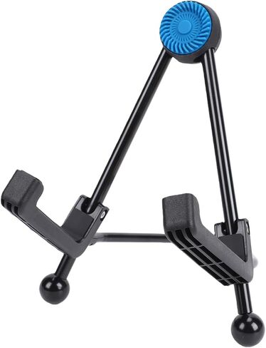 Cryfokt Guitar Stand, Compact Folding Stable Tripod Electric Guitar Stands Floor, Portable Floor Stand with Triple Silicone Protection for Violin Ukulele Bass Banjo in Kuwait