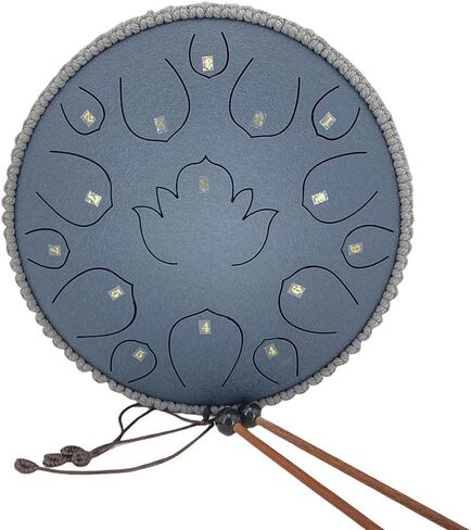 Rain Drum for Outside 6 Inches 8 Notes C Major Steel Tongue Drum Percussion Instrument with Mallets Music Book and Bag in Kuwait