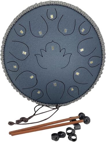 Rain Drum for Outside 6 Inches 8 Notes C Major Steel Tongue Drum Percussion Instrument with Mallets Music Book and Bag in Kuwait