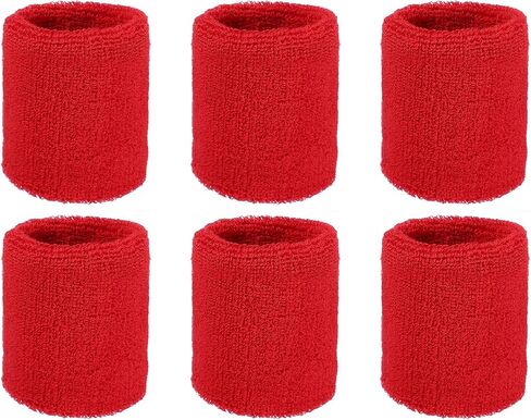 Wristbands Sweatbands, Wrist Bands for Sweat Sports Wristbands for Tennis/Basketball/Football/Running/Working Out/Youth in Kuwait