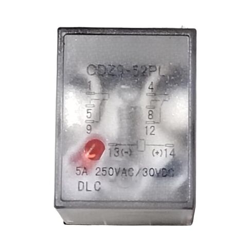 التتابع المتوسط ​​CDZ9-52PL 54PL مع الضوء HH52P HH54P 24V(CDZ9-54PL AC220V) in Kuwait