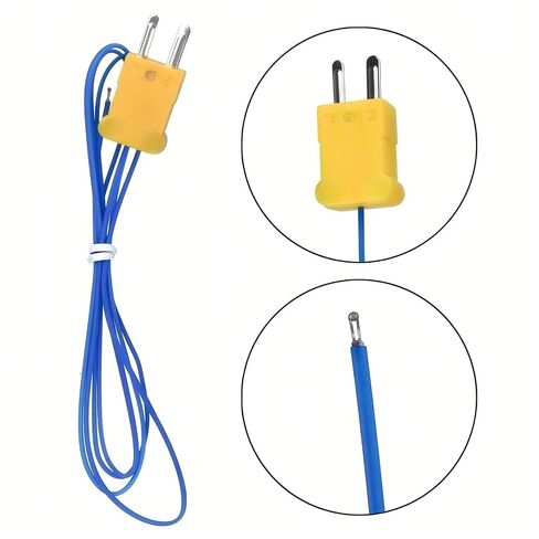 UNI-T K-Type Temperature Probe UT-T12 Thermocouple Sensor （Temperature Range: 0°C-800°C) 1M in Kuwait