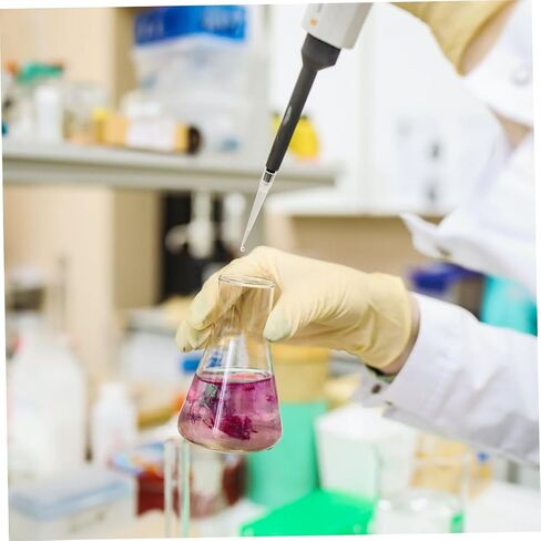ULTECHNOVO 6 قطعة دورق مخروطي بلاستيكي لمختبر الكيمياء تخرج الأكواب تجربة زجاجات قارورة العلوم in Kuwait