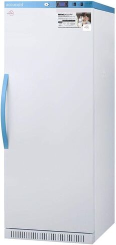 ثلاجة حليب الثدي AccuCold MLRS12MCLK 24 MOMCUBE مع 12 قدم مكعب. قدم سعة 6 خزائن منبه للباب وإضاءة داخلية LED وقفل الباب باللون الأبيض in Kuwait