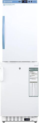 مجموعة ثلاجة/فريزر واسعة النطاق مقاس 20 بوصة من Summit Appliance ARS3PV-ADA305AFSTACK، تتضمن ثلاجة ARS3PV وفريزر ADA305AF، وكلاهما مزود بأسلاك من فئة المستشفيات مع مقابس "Green Dot" in Kuwait