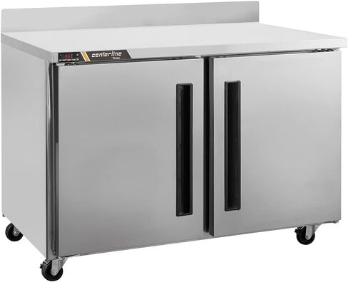 Traulsen CLUC-48R-SD-WTLR Centerline Two Section Compact Undercounter Refrigerator with Work Top in Saudi Arabia