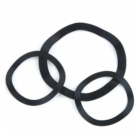 Wave Washer, 2-100pcs Black Galvanized Steel Wave Washers Crest Spring Washer Type Gasket Zinc Plated M3 - M118 in Kuwait