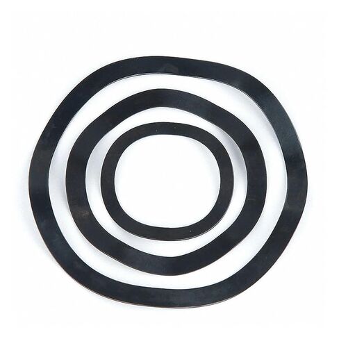Wave Washer, 2-100pcs Black Galvanized Steel Wave Washers Crest Spring Washer Type Gasket Zinc Plated M3 - M118 in Kuwait
