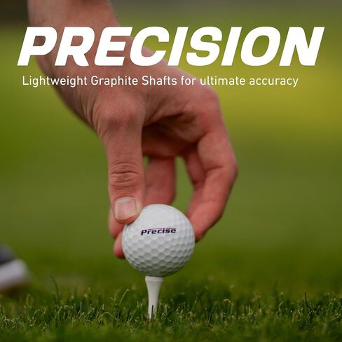 مجموعة نوادي الجولف النسائية الكاملة M3 من Precise، تتضمن السائق، الممر، الهجين، مكاوي 7-PW، إسفين، مضرب، حقيبة حامل، 3 H/C، نوادي الجولف للنساء باليد اليمنى in Kuwait