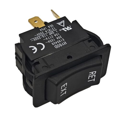 2Pcs HY60D Rocker Switch - ON-Off-ON RET-EXT 20A 125VAC 4-Pin Pushbutton Switch in Kuwait