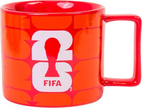 Soccer FIFA World Cup 2026 17oz Square Handle Coffee Cup – Bold Ceramic Mug With Large Capacity – Great Gift For Soccer Fans & Collectors in Kuwait