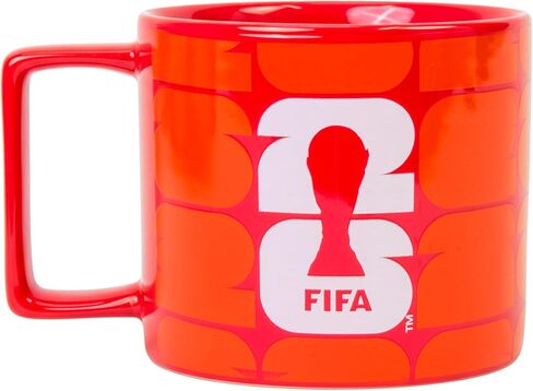 Soccer FIFA World Cup 2026 17oz Square Handle Coffee Cup – Bold Ceramic Mug With Large Capacity – Great Gift For Soccer Fans & Collectors in Kuwait