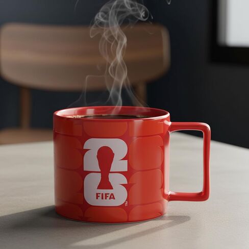 Soccer FIFA World Cup 2026 17oz Square Handle Coffee Cup – Bold Ceramic Mug With Large Capacity – Great Gift For Soccer Fans & Collectors in Kuwait