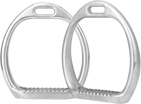 1Pair Children Stirrups, Polished Aluminum Die Casting, Aluminum Kids Lightweight Stirrups Pad Equestrian Sports Horse Riding Saddle for Horse Riding Training Youth Equestrian in Kuwait