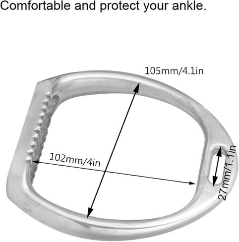 1Pair Children Stirrups, Polished Aluminum Die Casting, Aluminum Kids Lightweight Stirrups Pad Equestrian Sports Horse Riding Saddle for Horse Riding Training Youth Equestrian in Kuwait