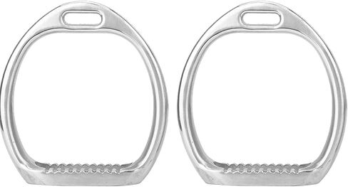 1Pair Children Stirrups, Polished Aluminum Die Casting, Aluminum Kids Lightweight Stirrups Pad Equestrian Sports Horse Riding Saddle for Horse Riding Training Youth Equestrian in Kuwait