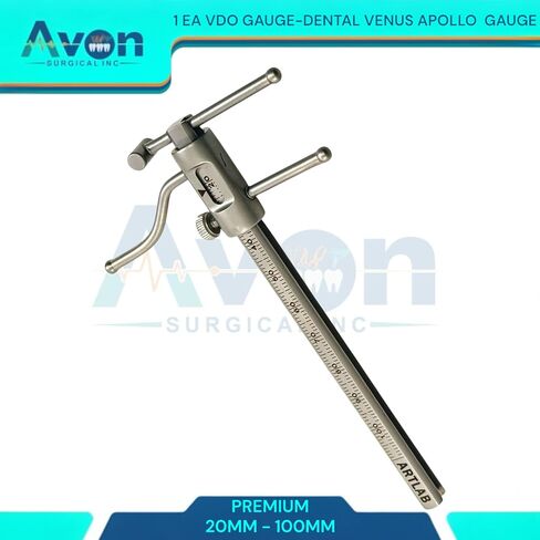 1 Piece | Dental Gauge | Bracket Height Moveable Adjustable Locator | Positioning Measuring | Dentist Lab Measuring Instruments (VDO Dental Venus Apollo Gauge) in Kuwait