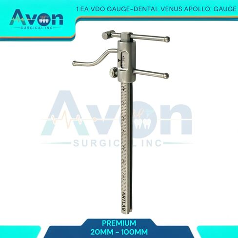 1 Piece | Dental Gauge | Bracket Height Moveable Adjustable Locator | Positioning Measuring | Dentist Lab Measuring Instruments (VDO Dental Venus Apollo Gauge) in Kuwait