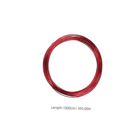 SHINEOFI 6 Rolls Aluminum Crafting Wire 32.8ft Long, 1mm Diameter Burrfree Floral Design Wire Smooth Surface for Sculpting and Making Ornaments in Kuwait