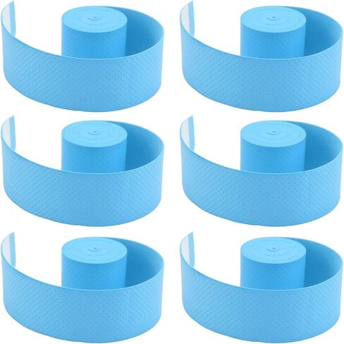 6 Pieces Tennis Racket Grip Tape, Non Slip and Super Absorbent Sweat, with Premium PU Material, for Tennis Badminton Squash Rackets Fishing Rods Bike Motorcycle Handlebars in Kuwait