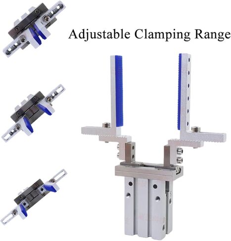 1pcs MHZL2-16D Adjustable Positioning Finger Cylinder Parallel Clamp Manipulator Extended Opening Clamp(Internal 71-116mm) in Kuwait