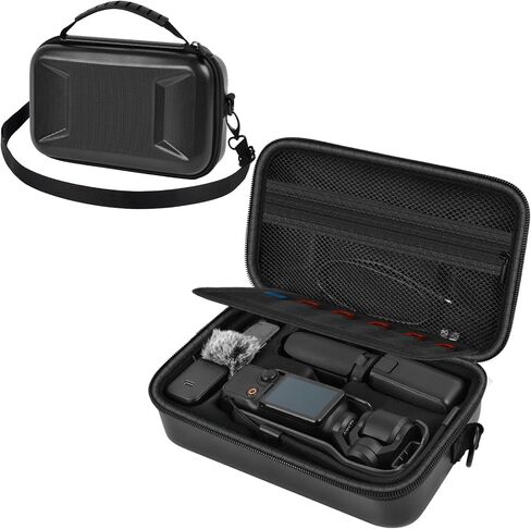Case Boobowl for Osmo Pocket 3 Creator Combo ، تخزين سفر الكاميرا المتداخلة مع مقصورات مخصصة لـ DJI Osmo Pocket 3 ، لـ DJI MIC Mini/MIC 2 ، ملحقات Creator Combo (Box فقط) in Kuwait