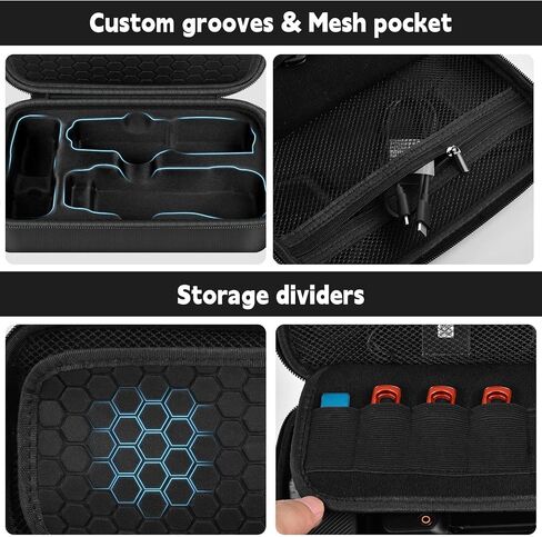 Case Boobowl for Osmo Pocket 3 Creator Combo ، تخزين سفر الكاميرا المتداخلة مع مقصورات مخصصة لـ DJI Osmo Pocket 3 ، لـ DJI MIC Mini/MIC 2 ، ملحقات Creator Combo (Box فقط) in Kuwait