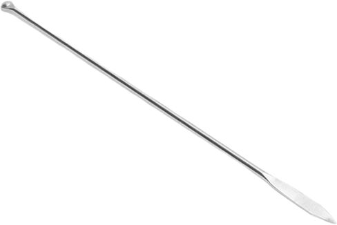 Kikumi 24 Micro Spoons, Set Tweezers 304 Stainless Steel Long Handle Stainless Steel Multifunctional Sampling Ball for Laboratory Work with Box in Kuwait