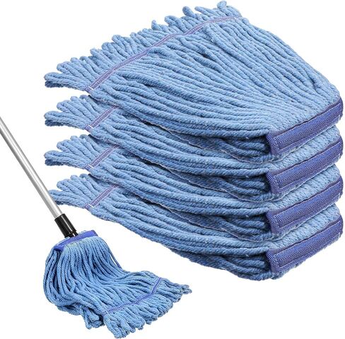 4 قطع من كومنيكو، رأس ممسحة بديلة تجارية شديدة التحمل، قابلة لإعادة الاستخدام للتنظيف العام، رأس إعادة ملء سلسلة ممسحة مبللة لتنظيف الأرضيات في المناطق السكنية الصناعية in Kuwait