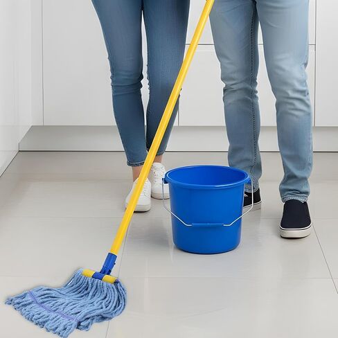 4 قطع من كومنيكو، رأس ممسحة بديلة تجارية شديدة التحمل، قابلة لإعادة الاستخدام للتنظيف العام، رأس إعادة ملء سلسلة ممسحة مبللة لتنظيف الأرضيات في المناطق السكنية الصناعية in Kuwait