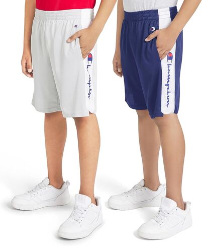 Champion Boys Shorts 2 Pack Mesh Basketball Shorts for Boys Athletics in Kuwait