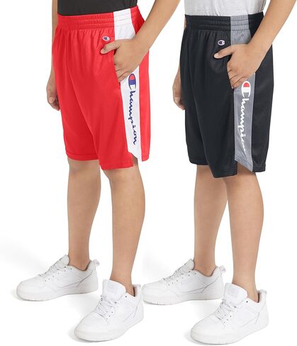 Champion Boys Shorts 2 Pack Mesh Basketball Shorts for Boys Athletics in Kuwait