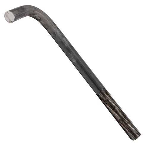 1-1/4"-7 x 18 L-Bolt Concrete Anchor Bolt - Plain Finish by Conquest Fasteners in Kuwait
