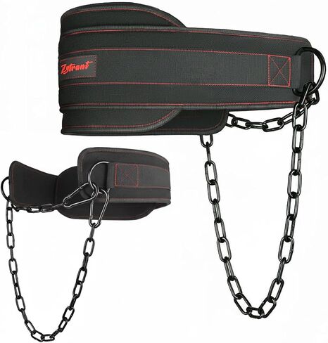 Weightlifting Dip Belt with Chain, Heavy Duty 550-650 lbs Capacity, for Dips and Pull-ups in Kuwait