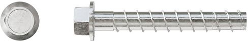 Simpson Strong-Tie THD50400H6SS - رأس غسالة سداسية مقاس 1/2 بوصة × 4 بوصة، نوع 316 من الفولاذ المقاوم للصدأ Titen HD مرساة شديدة التحمل للخرسانة، سهلة التركيب (عبوة من 20 قطعة) in Kuwait