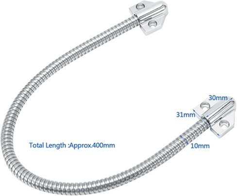 40cm Zinc Alloy Door Loop, Exposed Mounting Sleeve with Triangle Ends Loop Power Transfer for Access Control System Video Line Door in Kuwait