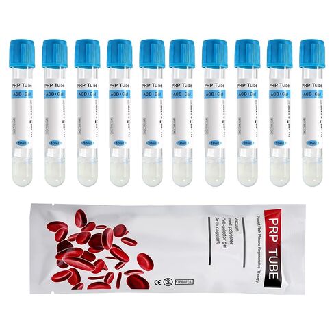 10mL PRP Tubes with ACD & Separation Gel, 10 Pack | ACD and separation gel support efficient sample preparation and consistent processing performance. in Kuwait