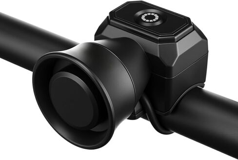 Tallew Electric Bike Horn 120 Db Loud Bike Horn, Bikebell with 3v Button Battery, Easy Installation, Suitable for Mountain Bikes, Electric Bikes, Scooter, Adult Use in Kuwait