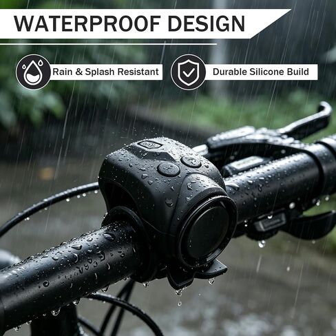 Loud Bike Horn Electric Ebike Bell, 120dB Universal Mount Horns USB C Rechargeable Waterproof Horn in Kuwait