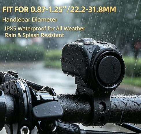 Loud Bike Horn Electric Ebike Bell, 120dB Universal Mount Horns USB C Rechargeable Waterproof Horn in Kuwait