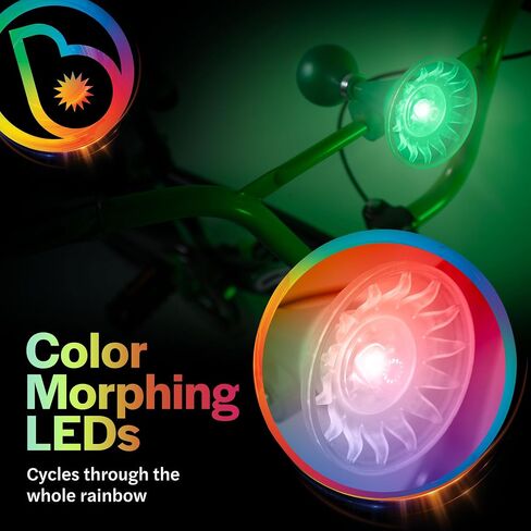 Brightz LED Color Changing Bike Horn – Fun Squishy Bicycle Horn Lights Up with Every Squeeze for Kids, Adults, Scooters & Golf Carts in Kuwait