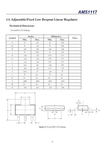 Chanzon 50pcs AMS1117-5.0 5v SOT-223 Low Dropout Voltage Regulator Transistor SMD in Kuwait