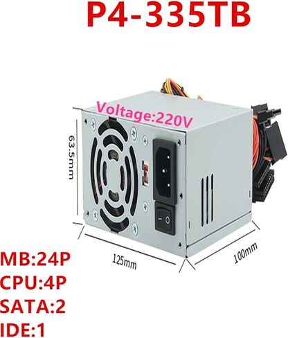 1pc PSU DVR Rated 230W Peak 335W Power Supply P4-335TB in Kuwait