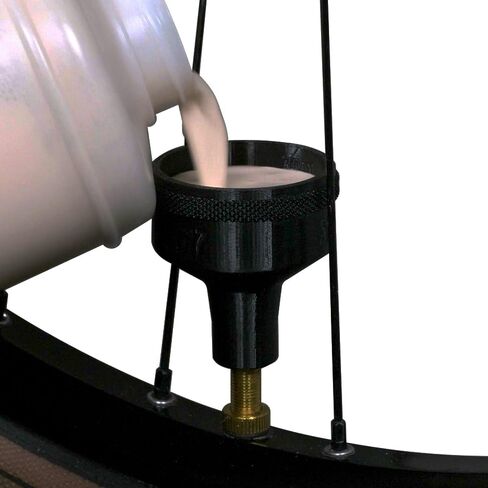 Tubeless Tire Sealant Funnel for Schrader Valves USA Made | A Mess-Free, Easy to Use Bicycle Tool, with 30ml Capacity and Durable Metal Threads. in Kuwait